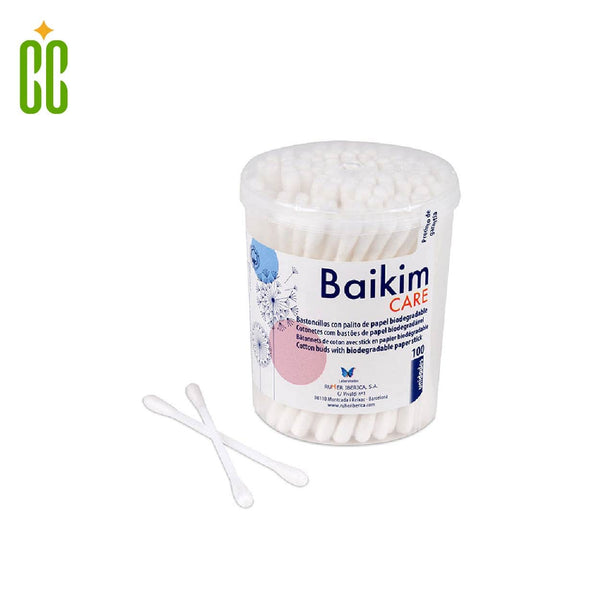 Baikim Care Bastoncillos Con Palito De Papel 100 Unidades Cosmo baikim-care-bastoncillos-con-palito-de-papel-100-unidades-cosmo
