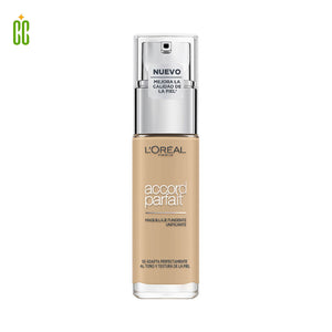 L'Oréal Paris Base de Maquillaje acabado natural con ácido hialurónico, 150 Beige Creme, 30 ml