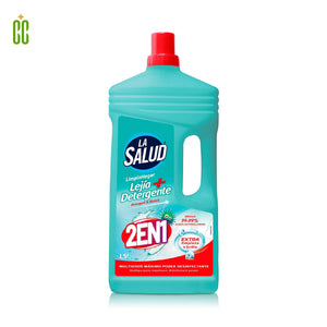 La Salud Limpiahogar 2 en 1, Lejía y Detergente, 1.5L