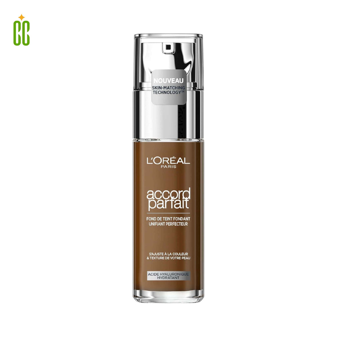 L'Oréal Paris Base de Maquillaje acabado natural con ácido hialurónico, 9.5.D/9.5.W, 30 ml