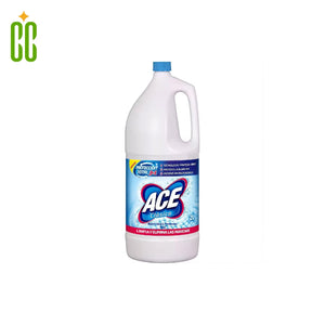 ACE - Lejía Blanco Ideal y Protección Total, 3-en-1, Limpia y Elimina Las Manchas, 2L
