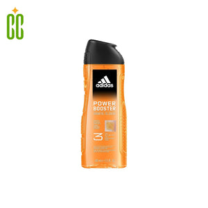 ADIDAS 3 en 1, Power Booster Shower Gel, Gel Ducha, 400 ml
