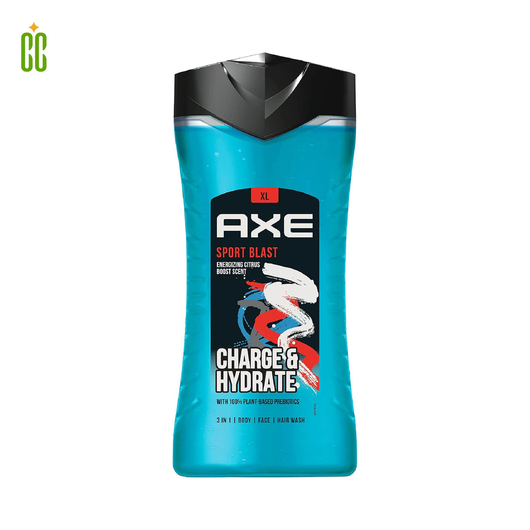 AXE Gel De Ducha Sport Blast 3 in 1, 400ml