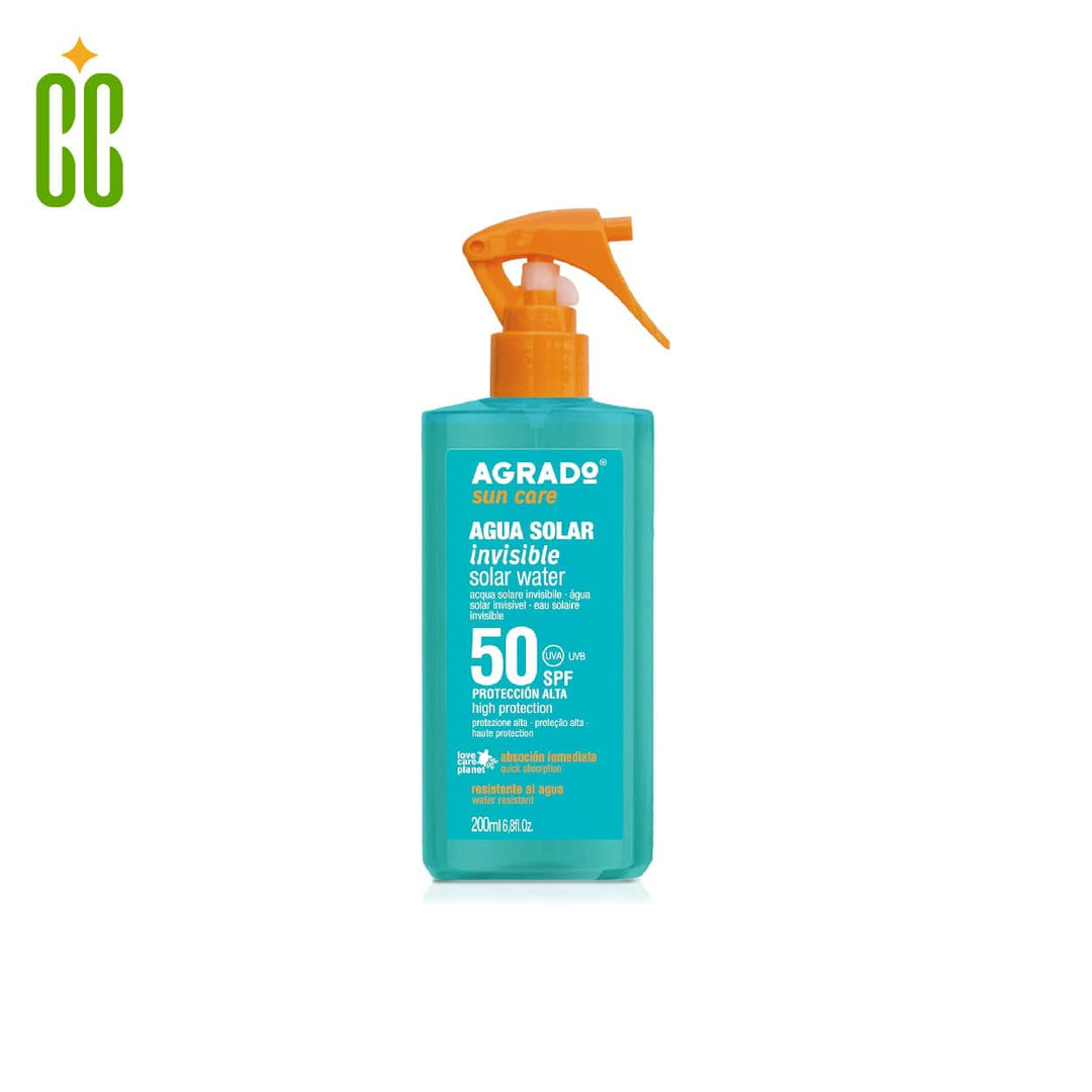 Agrado - Agua Solar Invisible SPF-50, 200ml