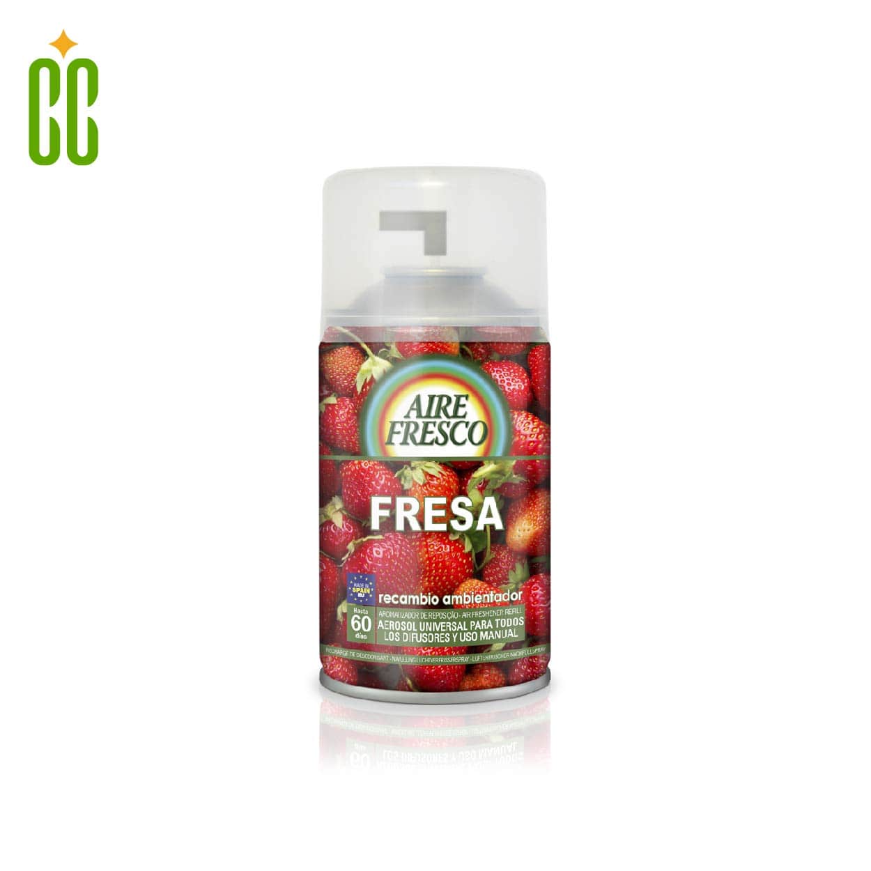 Aire Fresco Fresa Ambientador para casa, coche, 250ml