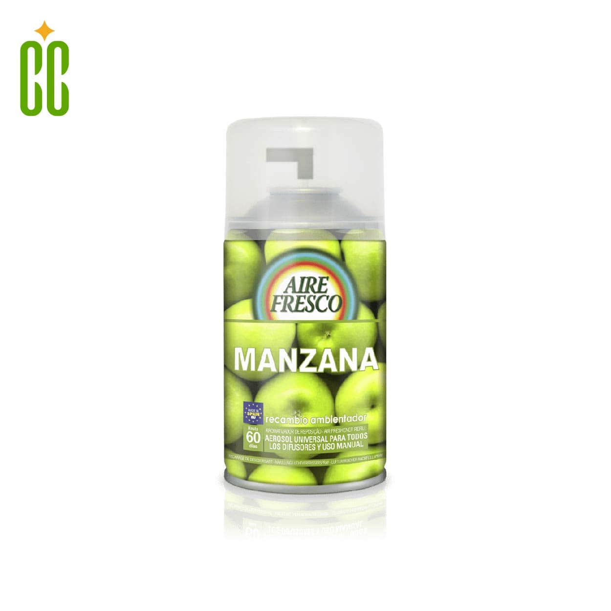 Aire Fresco Manzana Ambientador para casa, coche, 250ml