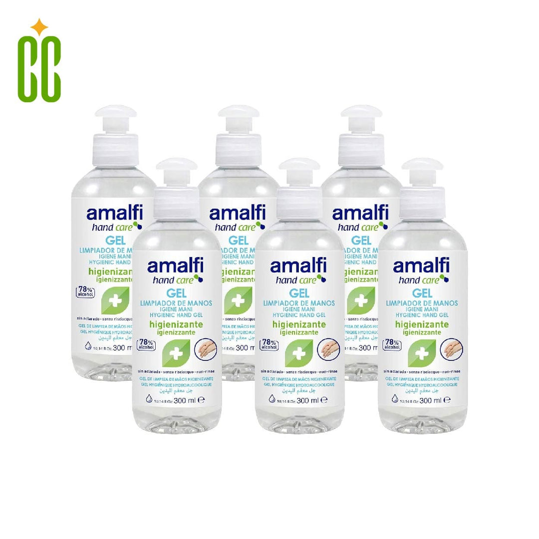 Amalfi Hand Care Gel Limpiador de Manos, 300ml