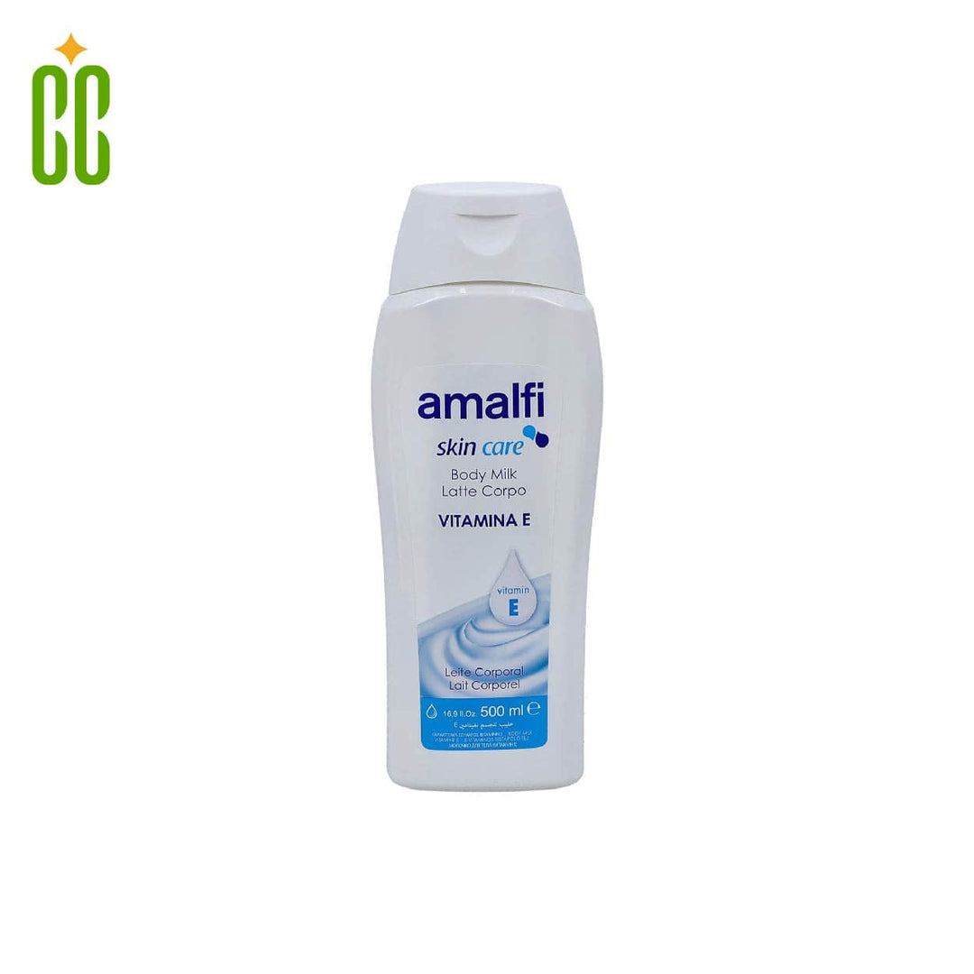 Amalfi Leche Corporal Skin Care Body Milk Vitamina-E, 500 ml