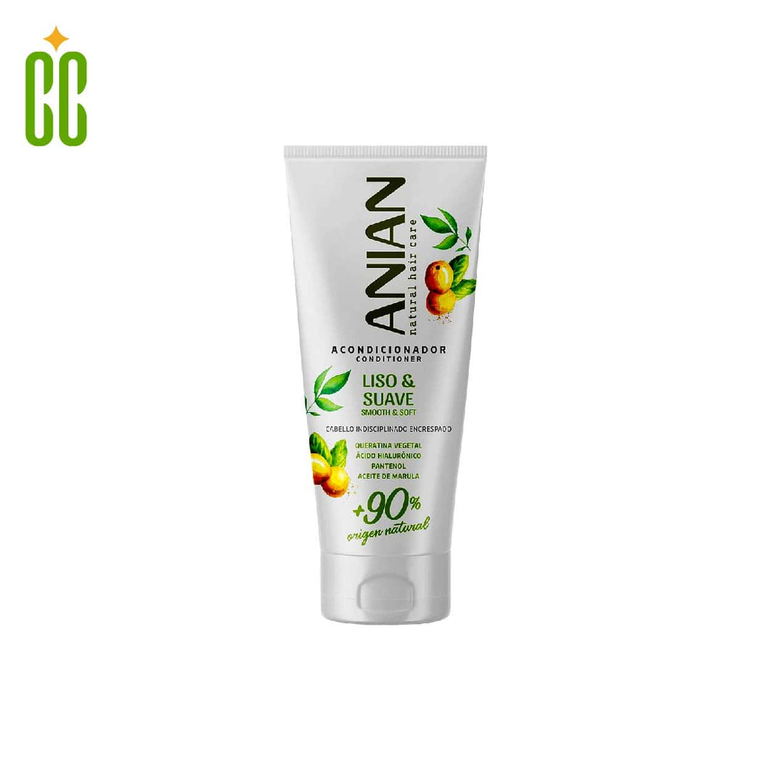 Anian - Liso y Suave Acondicionador Queratina Vegetal, 250 ml