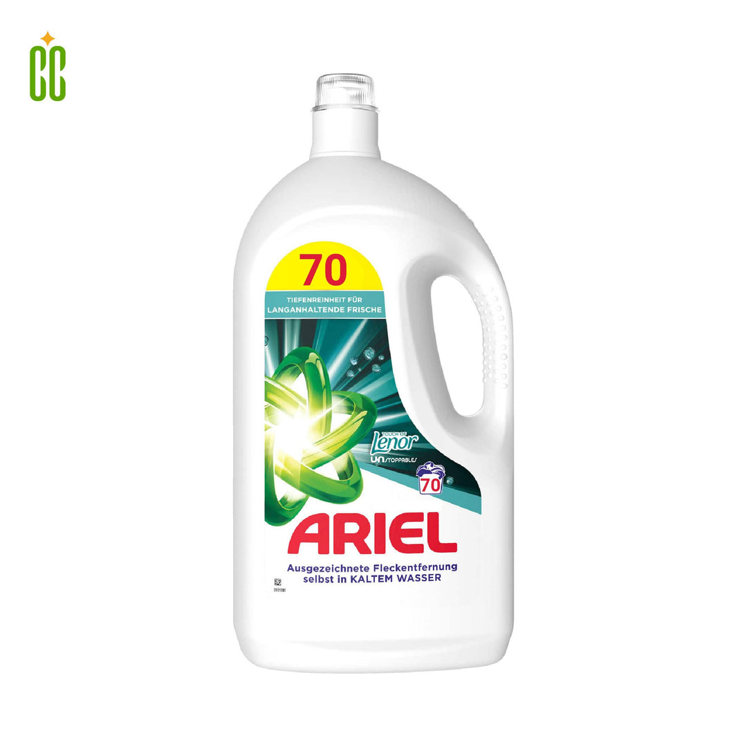 Ariel Lenor Detergente 70 Lavados, 3500ml