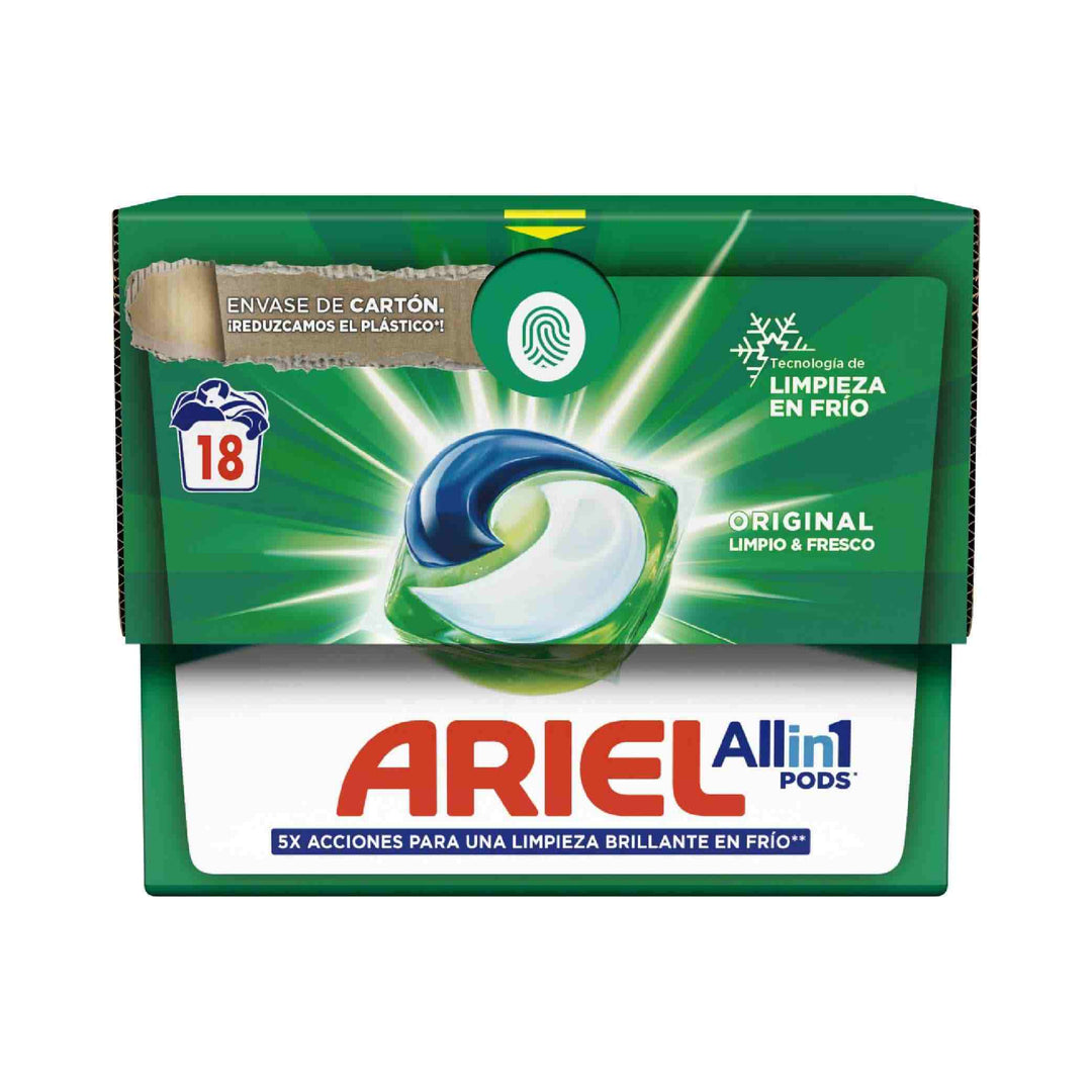 Ariel Original Todo en 1, 18 Pastillas