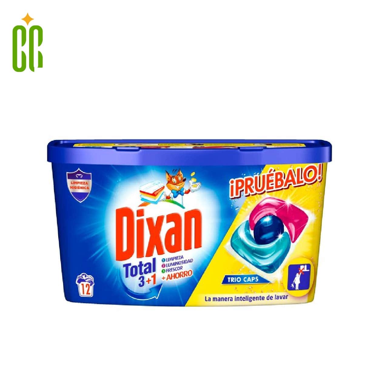 DIXAN Detergente Trío Cápsulas 12UD