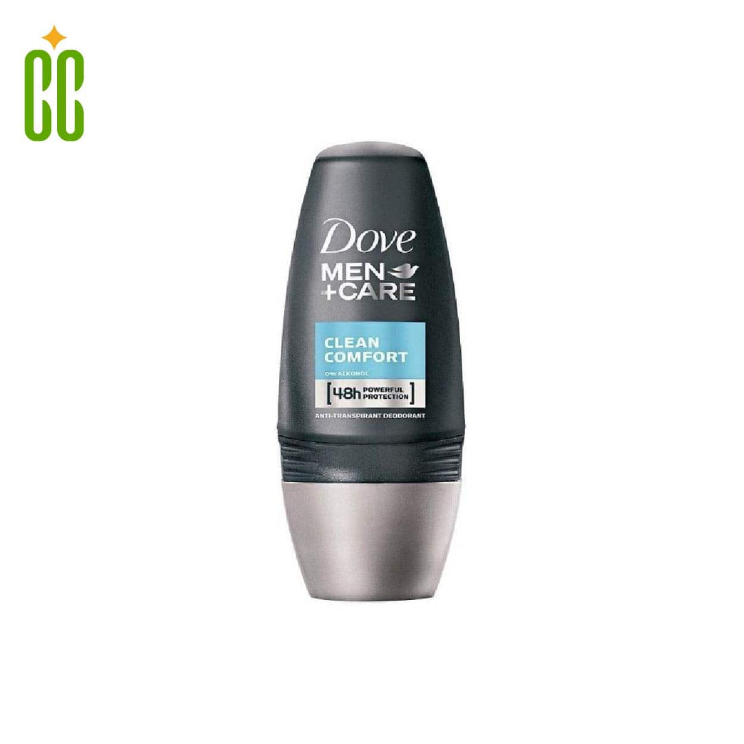 DOVE Men Plus Care Clean Comfort Desodorante Roll-on, 50 ml