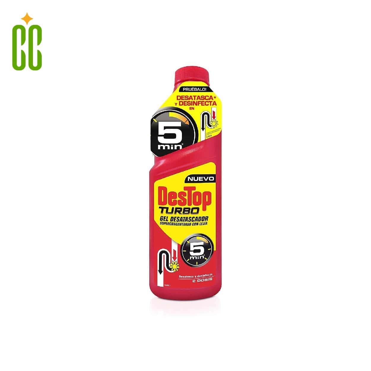 Destop Turbo Gel Desatascador, 1000ml – Cosmo Cosmetics