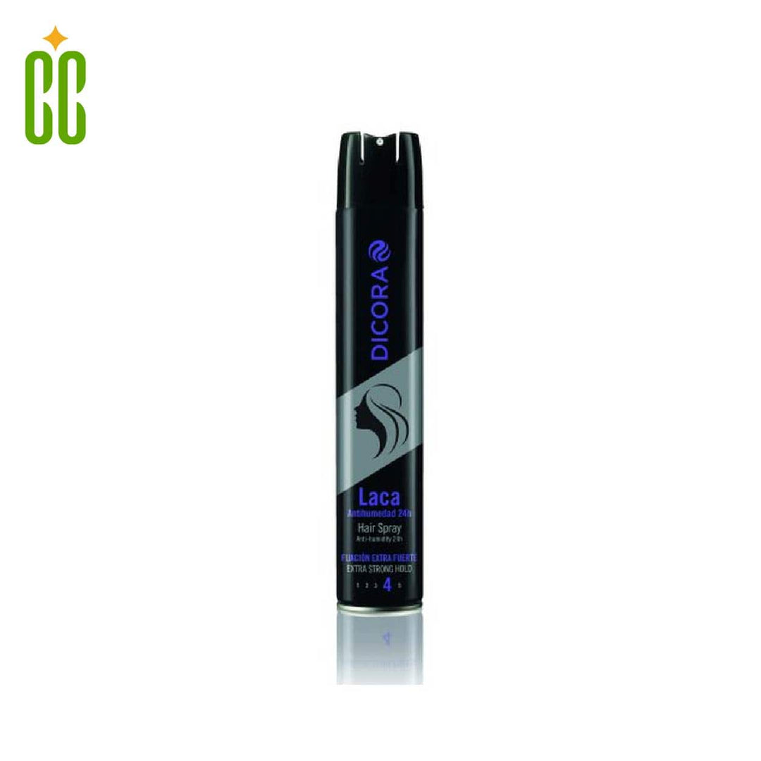 Dicora Laca Hair Spray Fijacion Extra Fuerte Nivel 4, 400 ml