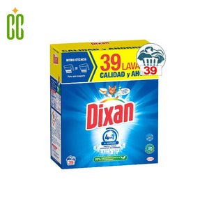 Dixan Detergente en Polvo, 39 Dosis, 1.93 kg