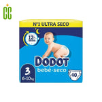 Dodot Bebé Seco - Pañales Baby Dry, Talla 3, 6-10 kg, (40 Pañales)