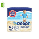 Dodot Splashers Pañales Bañadores Desechables, Talla 4-5, 9-15 kg, (11 Pañales)