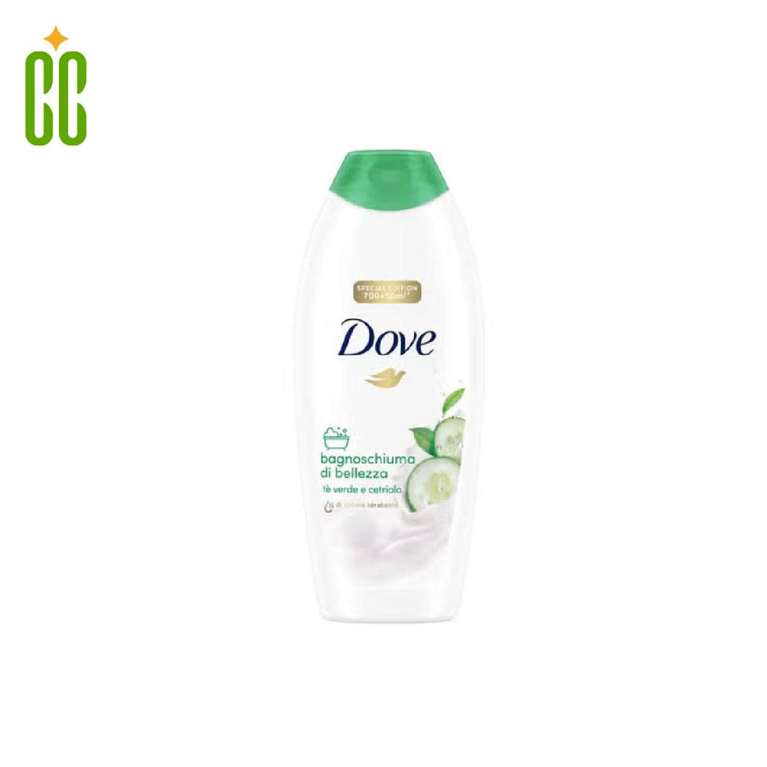 Dove - Crema Hidratante Gel de Ducha o Baño, Té Verde y Cetriolo, 750ml