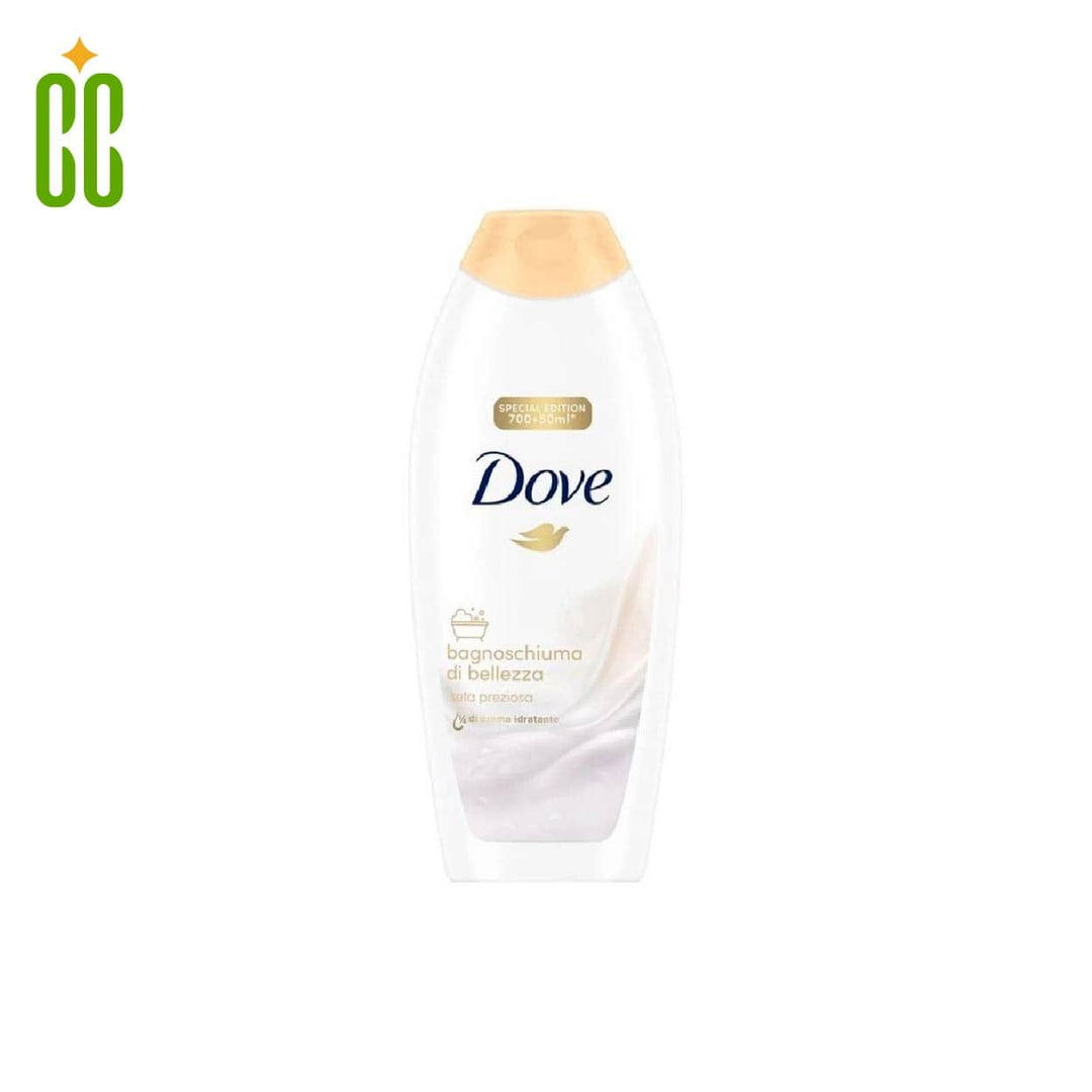 Dove - Crema Idratante Gel de Ducha o Baño, Seta Preziosa, 750ml