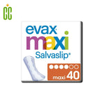 EVAX - Salvaslip Maxi, 40 Unidades, Siéntete Fresca y Limpia Durante Todo el Día
