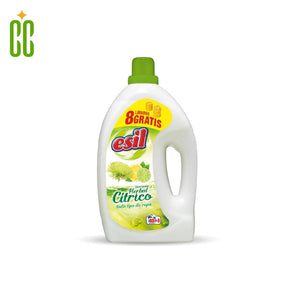 Esil - Detergente Herbal Citrico Todo Tipo de Ropa 40 Lavados + 8 Gratis, 2.6L