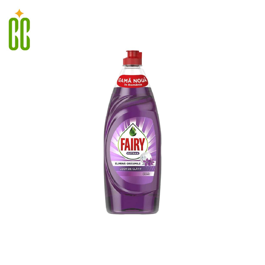 Fairy Extra Plus Lavavajillas Líquido, Aroma de Liliac, 650 ml
