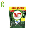 Fairy Original Todo En Uno Capsulas Lavavajillas, 29 + 15 Pastillas