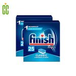 Finish Classic - Pastillas para el Lavavajillas, Limpieza Clásica, 25 Pastillas