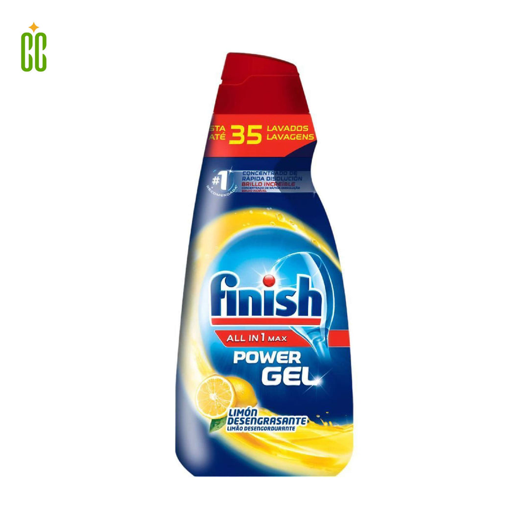 Finish Power Gel Limón, 35 Lavados, 700ml