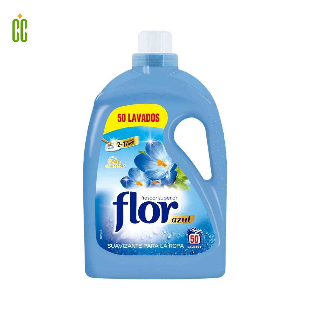 Flor Azul Suavizante 50 Lavados, 2L