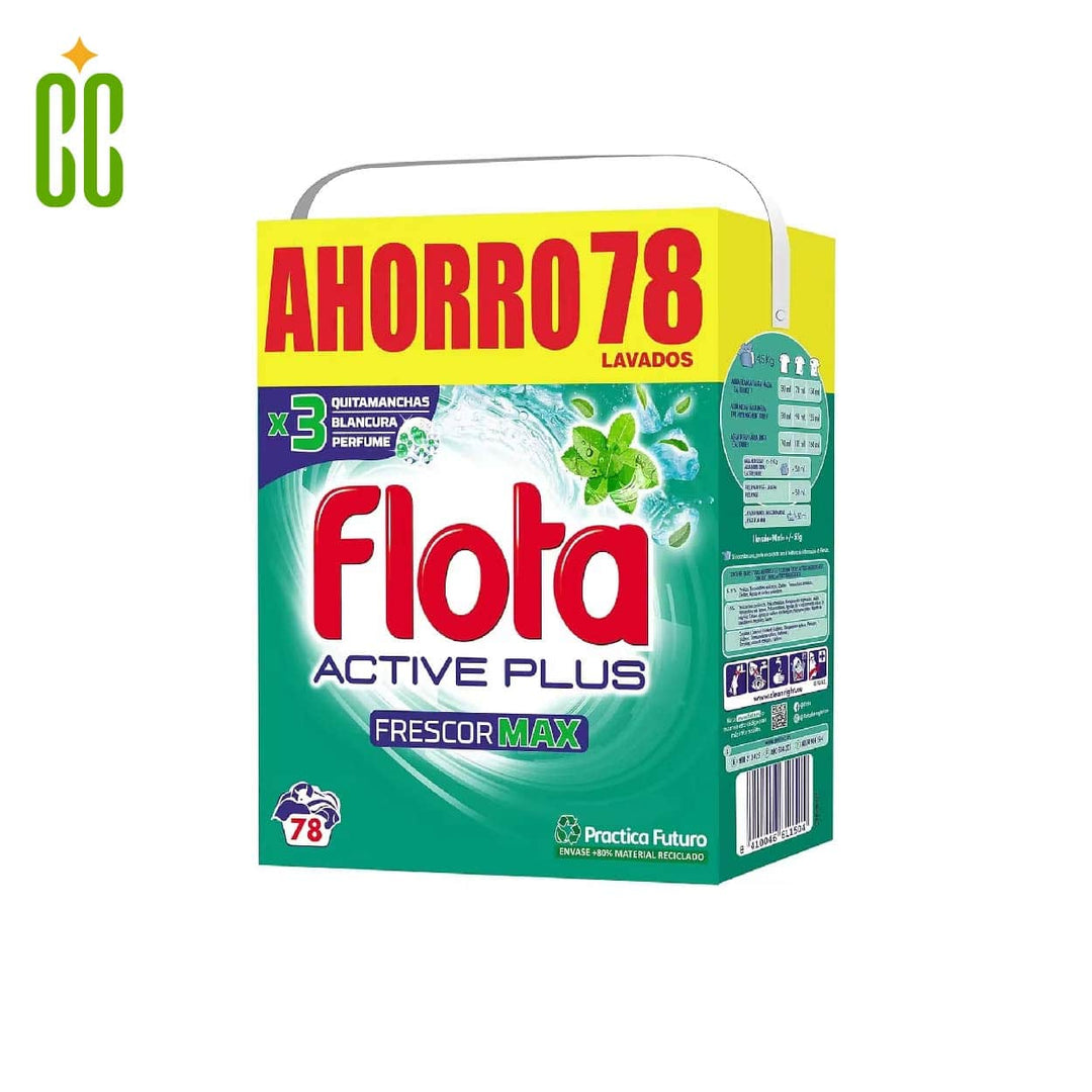 Flota Active Plus Detergente, 78 Dosis, 4.29kg