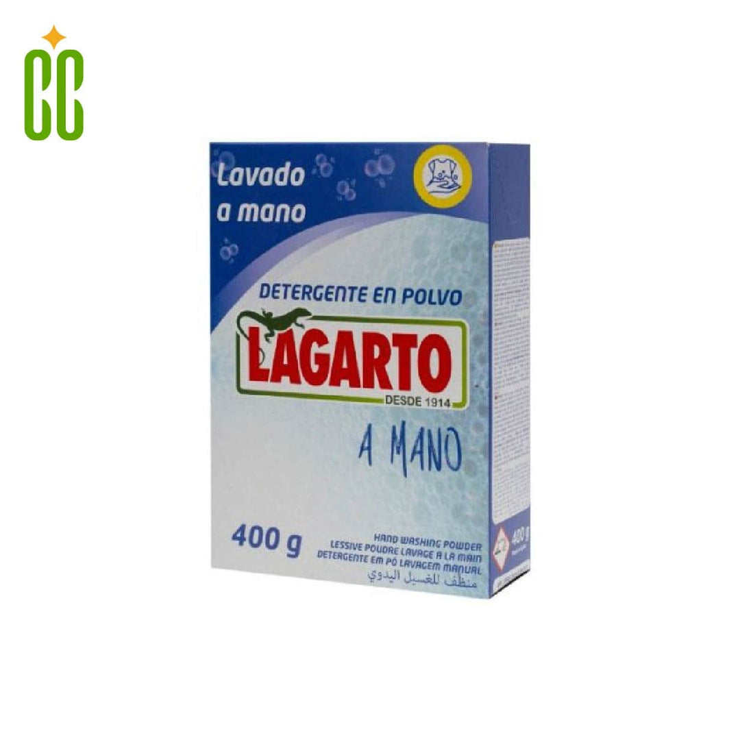 Lagarto - Detergente en Polvo para Lavadora a Mano, 400 g