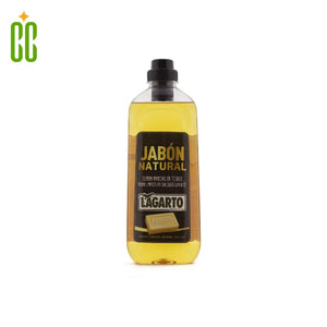 Lagarto - Jabon Natural Liquido, Marrón Transparente, 1000 ml