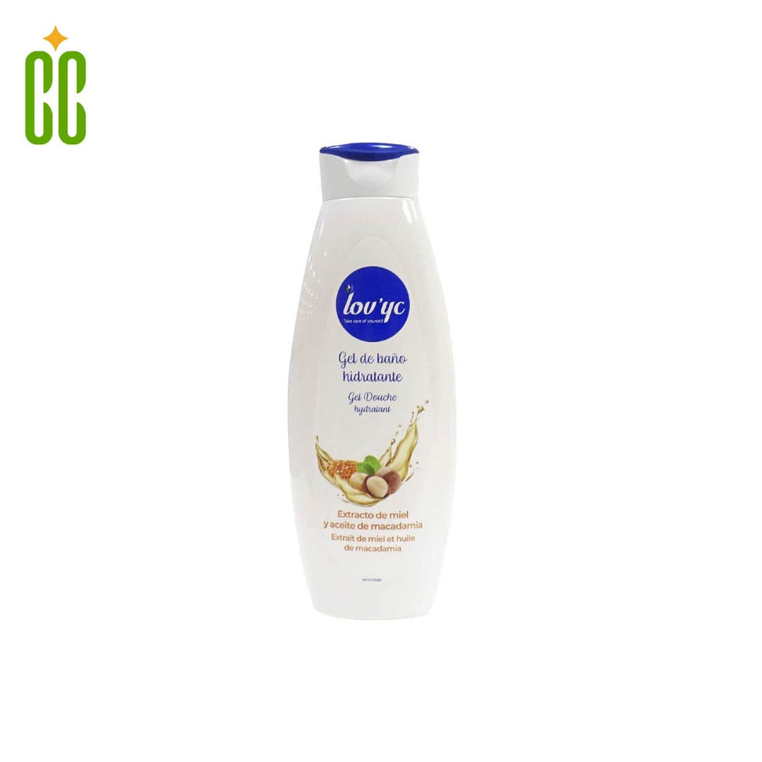 Lov'yc - Gel de Baño y Ducha con Extracto de Miel y Aceite de Macadamia, 750ml