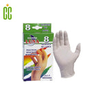 Luna Guantes de Latex 8, Talla Mediana