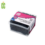 Maxi Products - Bastoncillos de Algodón Negros, 200 unidades
