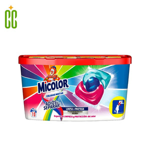 Micolor - Detergente Coladas Mixtas Adiós al Separar Cápsulas 10UD