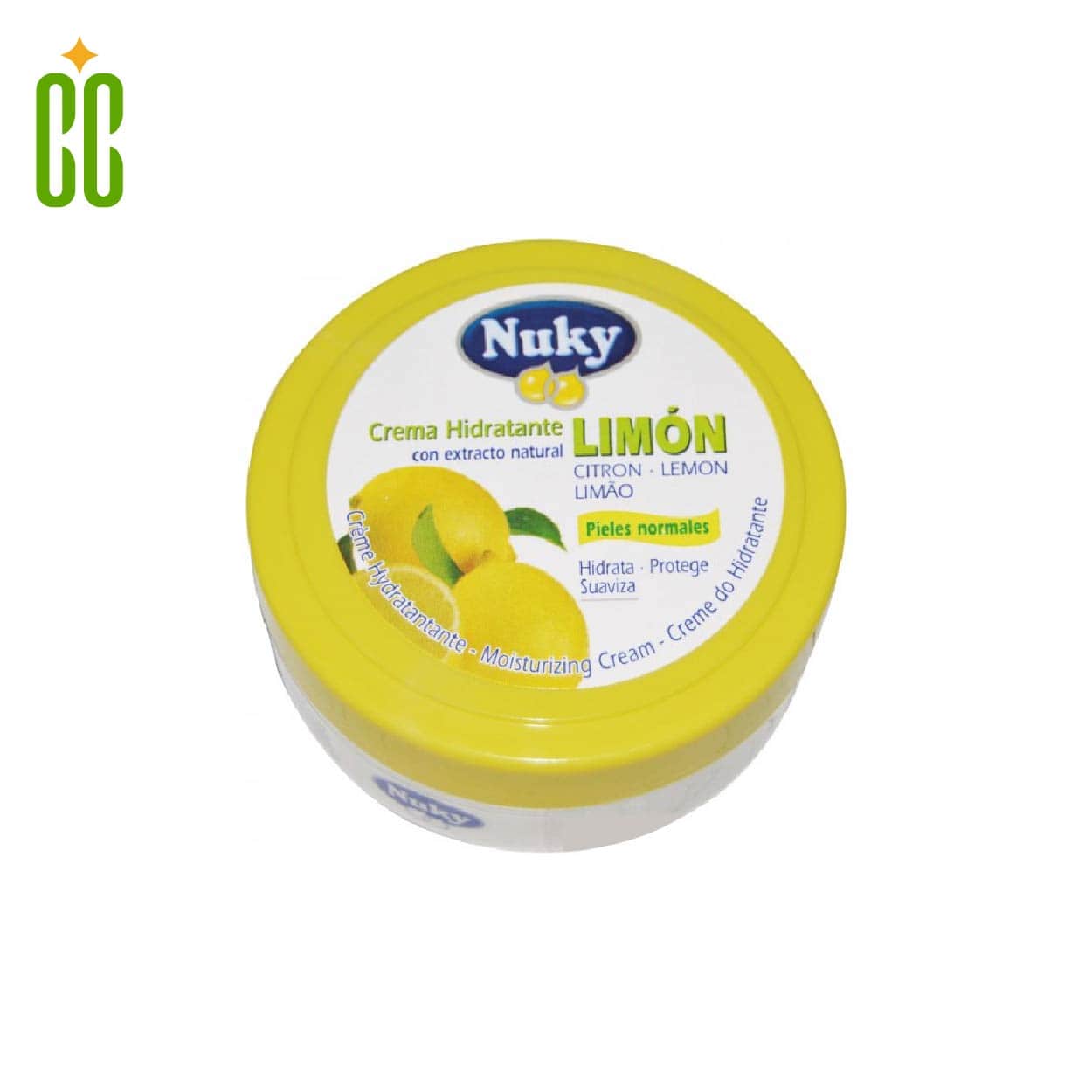 Nuky Crema Hidratante con Extracto Natural Limon, 200ml