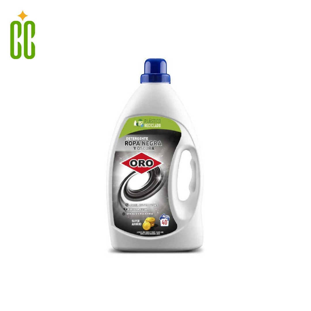 ORO Detergente Líquido Ropa Negra Oscura 40 Lavados, 2600ml