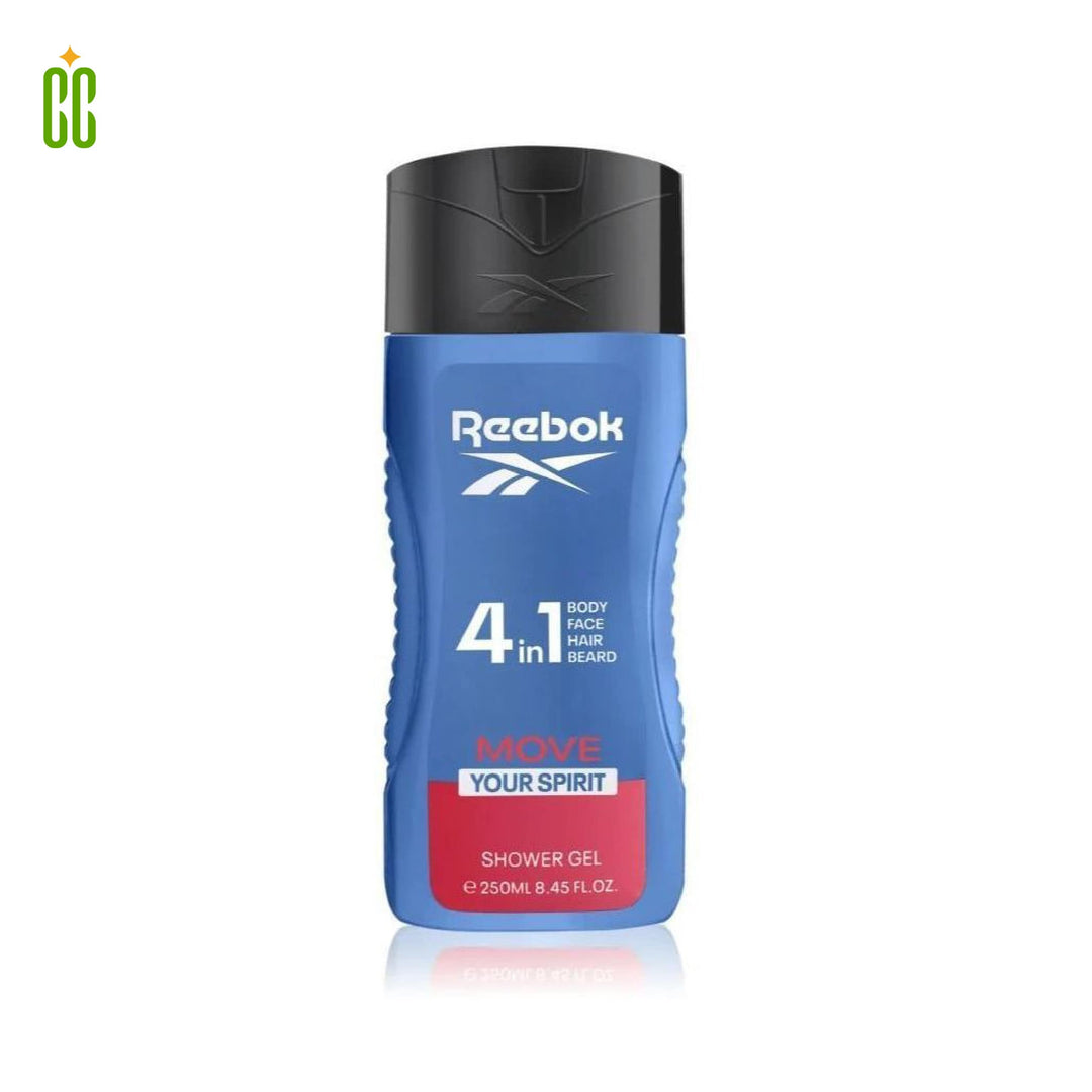 REEBOK Move Your Spirit 4 en 1 Shower Gel, 250ml