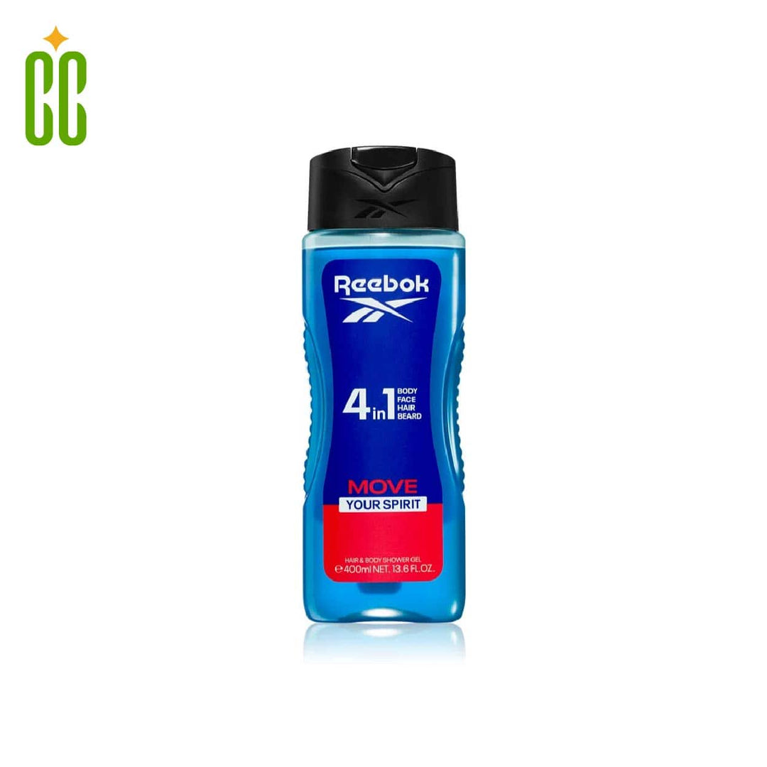 REEBOK Move Your Spirit 4 en 1 Shower Gel, 400ml