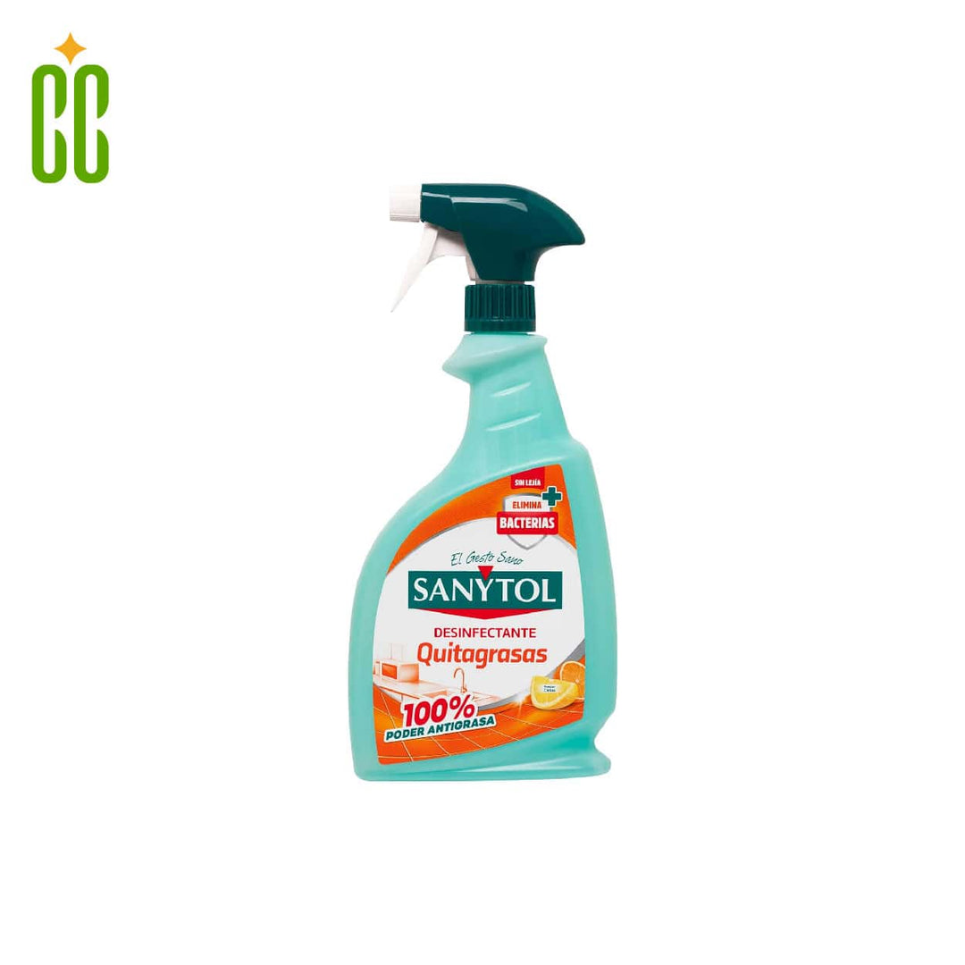 Sanytol – Limpiador Desinfectante Antical Quitagrasas, Elimina Bacterias - 750 ML
