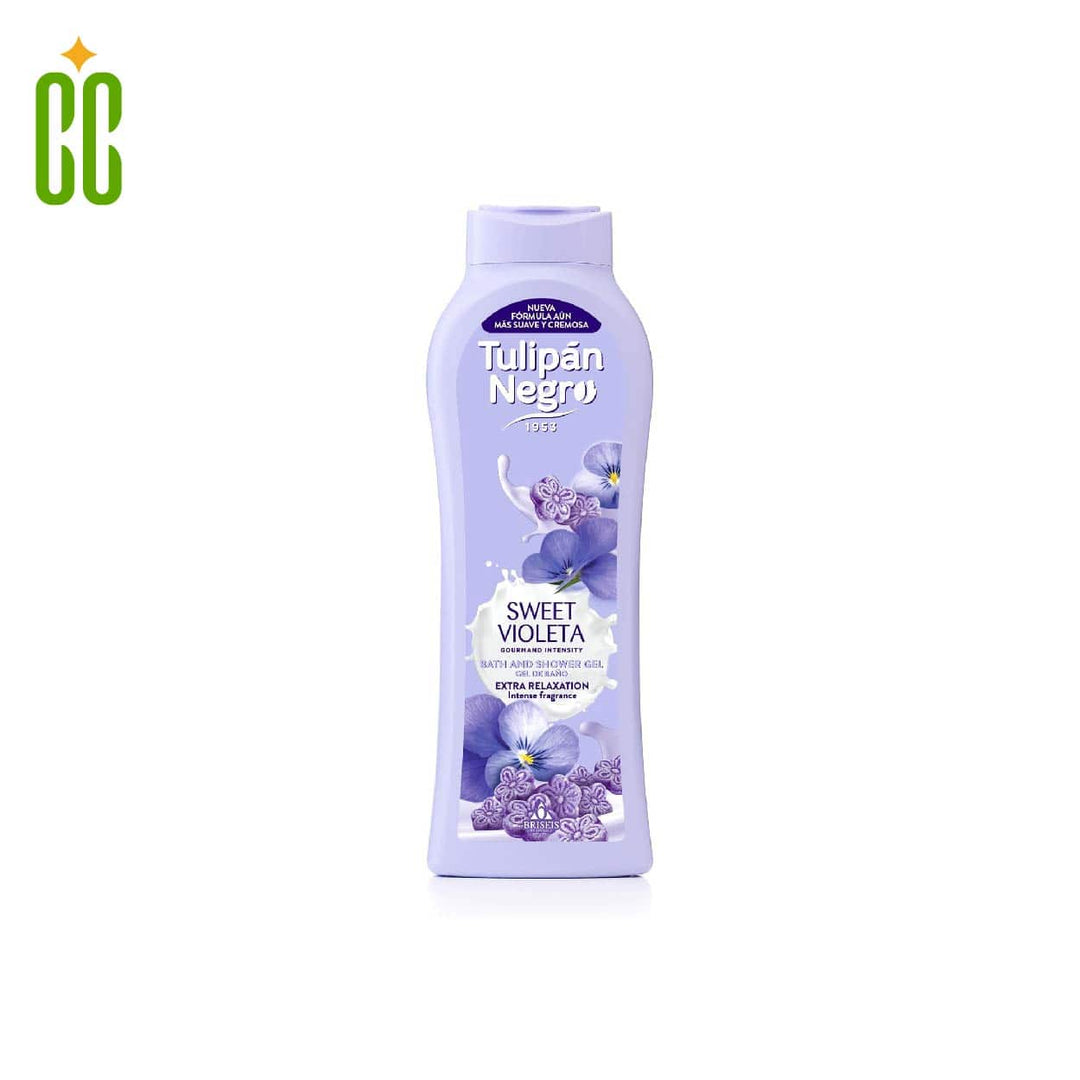 TULIPÁN NEGRO - Gel de Baño Sweet Violeta, 650 ml