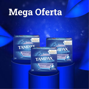 Tampax Tampones Compak, Lites 24u