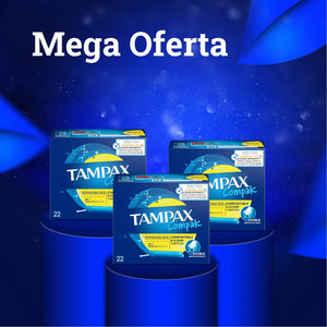 Tampax Tampones Compak, Regular 22u