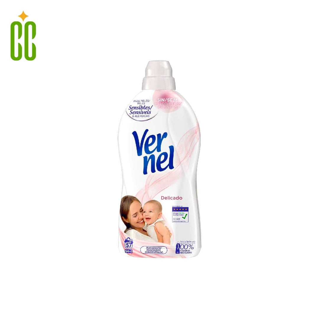 Vernel Suavizante Delicado (57 Lavados) 1140g