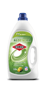 ORO Detergente Líquido Aloe Vera 40 Lavados, 2600ml Cosmo Cosmetics