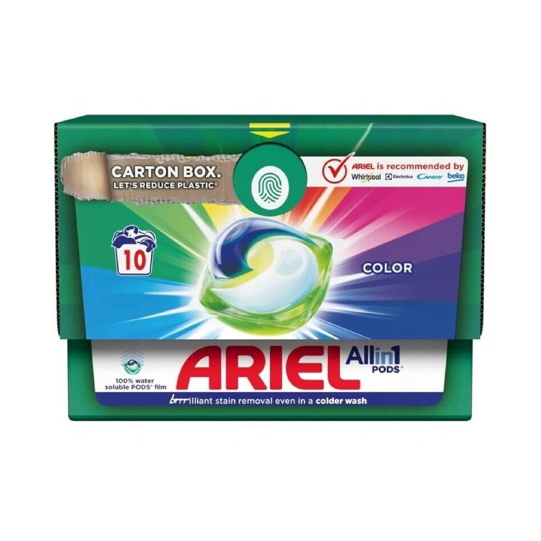 Ariel Cápsulas de Color, All in 1, 10 Capsulas