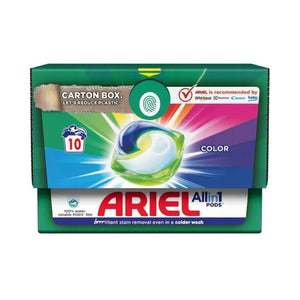 Ariel Cápsulas de Color, All in 1, 10 Capsulas